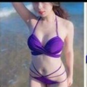 Bikini chéo eo quần chip