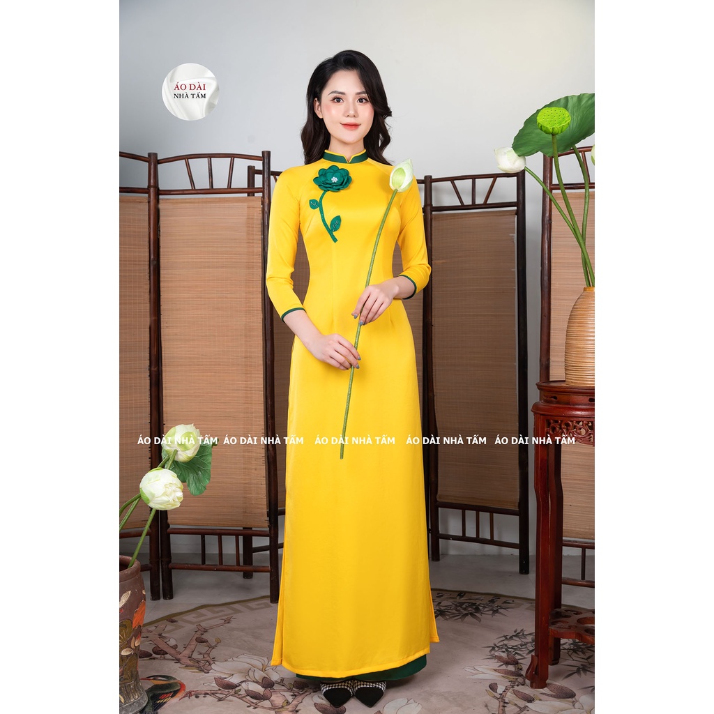 ÁO DÀI THÊU, ÁO DÀI NHÀ TẤM C7