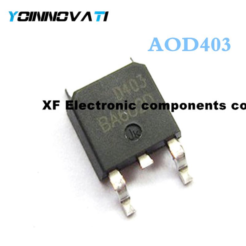 Set 50 Linh Kiện Điện Tử AOD403 D403 MOSFET P-CH 30V 15A TO252 IC Chất Lượng Cao