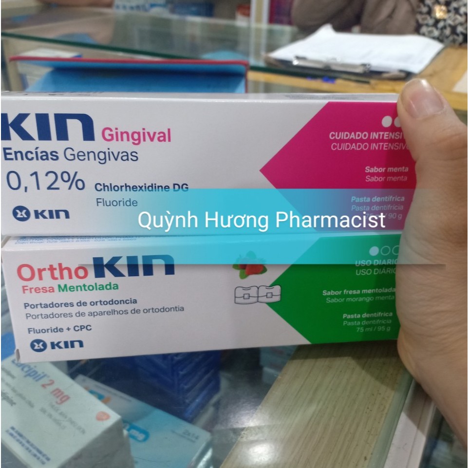 Kem đánh răng KIN Gingival và Ortho KIN 75ml chăm sóc răng miệng mỗi ngày