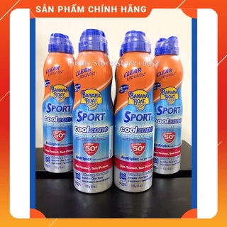 Chai Xịt Chống Nắng Toàn Thân Banana Boat Sport Coolzone SFP50(170ML)