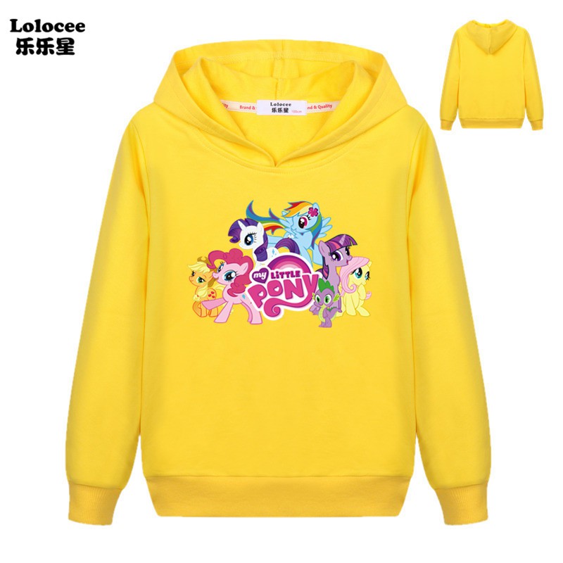 MY LITTLE PONY Áo Khoác Hoodie In Hình Ngựa Con Cho Bé Gái