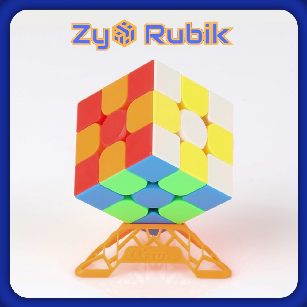 Rubik 3x3 Combo Moyu Meilong 3C/ Moyu meilong 3 MFJS Rubic 2022 Stickerless + Đế QiYi DNA ( Full màu ) - ZyO Rubik