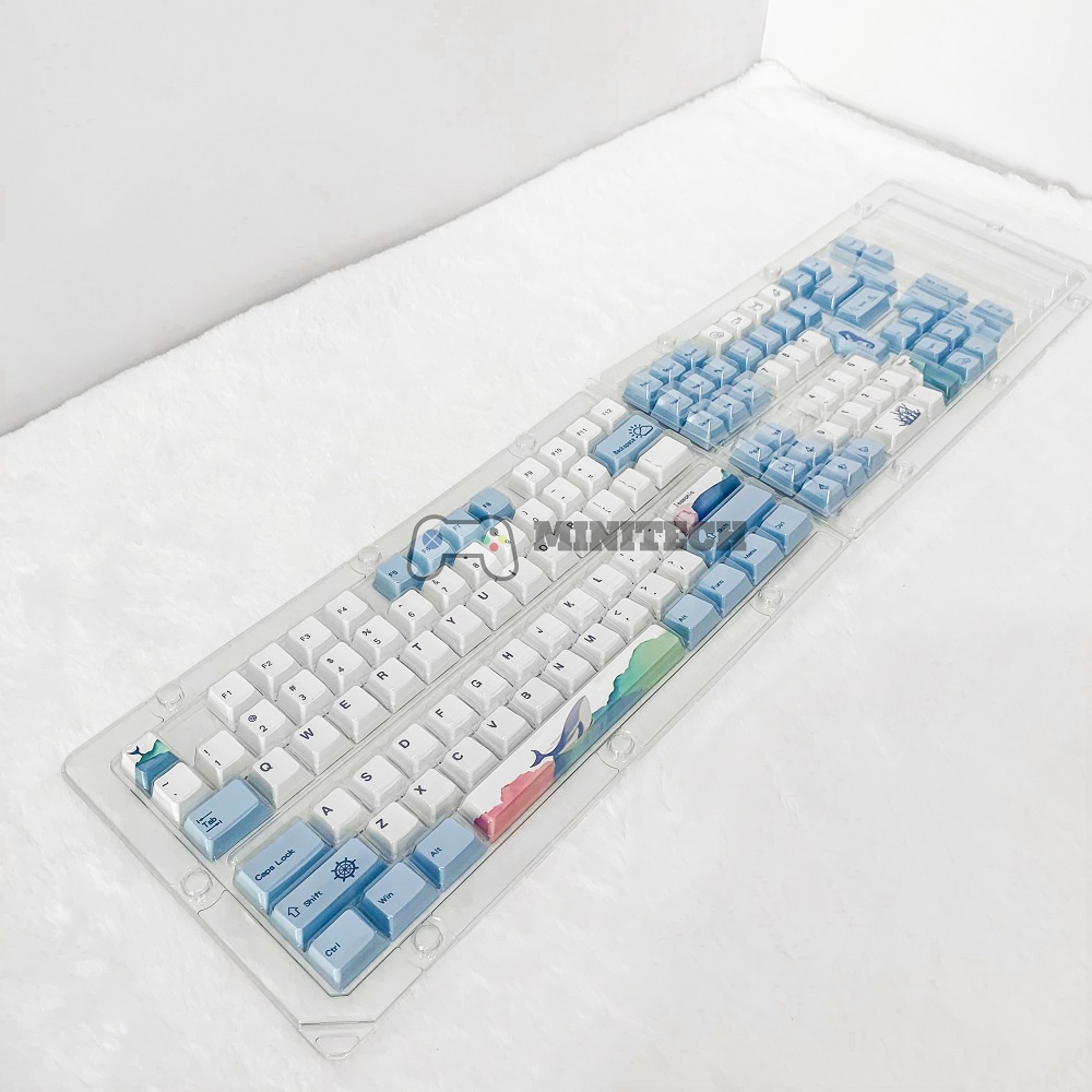 Bộ Keycap Màu xanh rgb hàng cao cấp