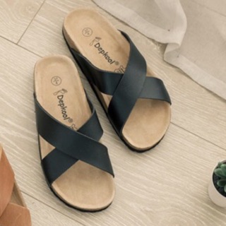 Dép Quai Chéo - Đế Trấu Unisex