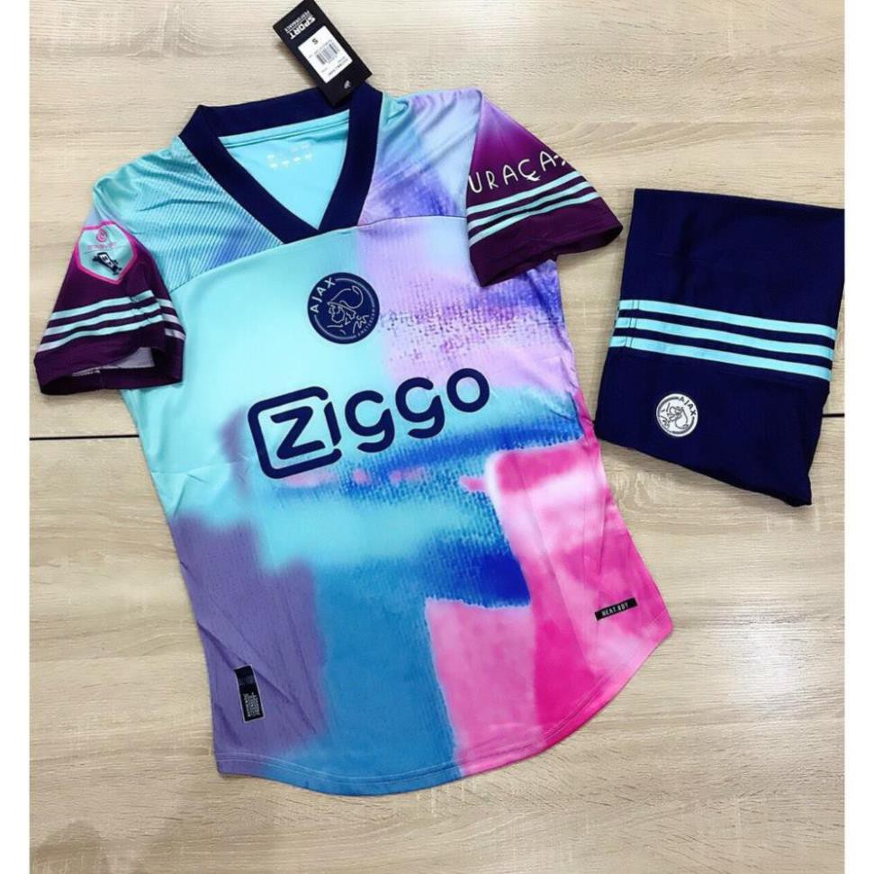 SHOP UY TÍN Bộ Áo Đấu Quần Áo Bóng Đá AJAX 7 Màu vải thun thái hàng cao cấp