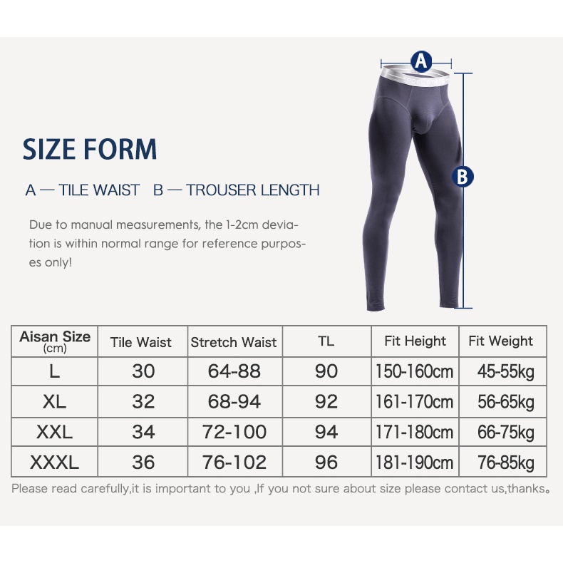 Quần Legging Nam Dài Giữ Ấm Mùa Thu Đông 022B