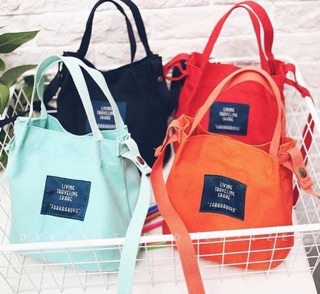 Túi vải mini đựng vừa ví điện thoại