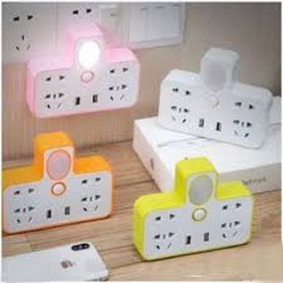 Ổ CẮM ĐIỆN DU LỊCH THÔNG MINH KIÊM ĐÈN NGỦ VÀ CỔNG SẠC USB