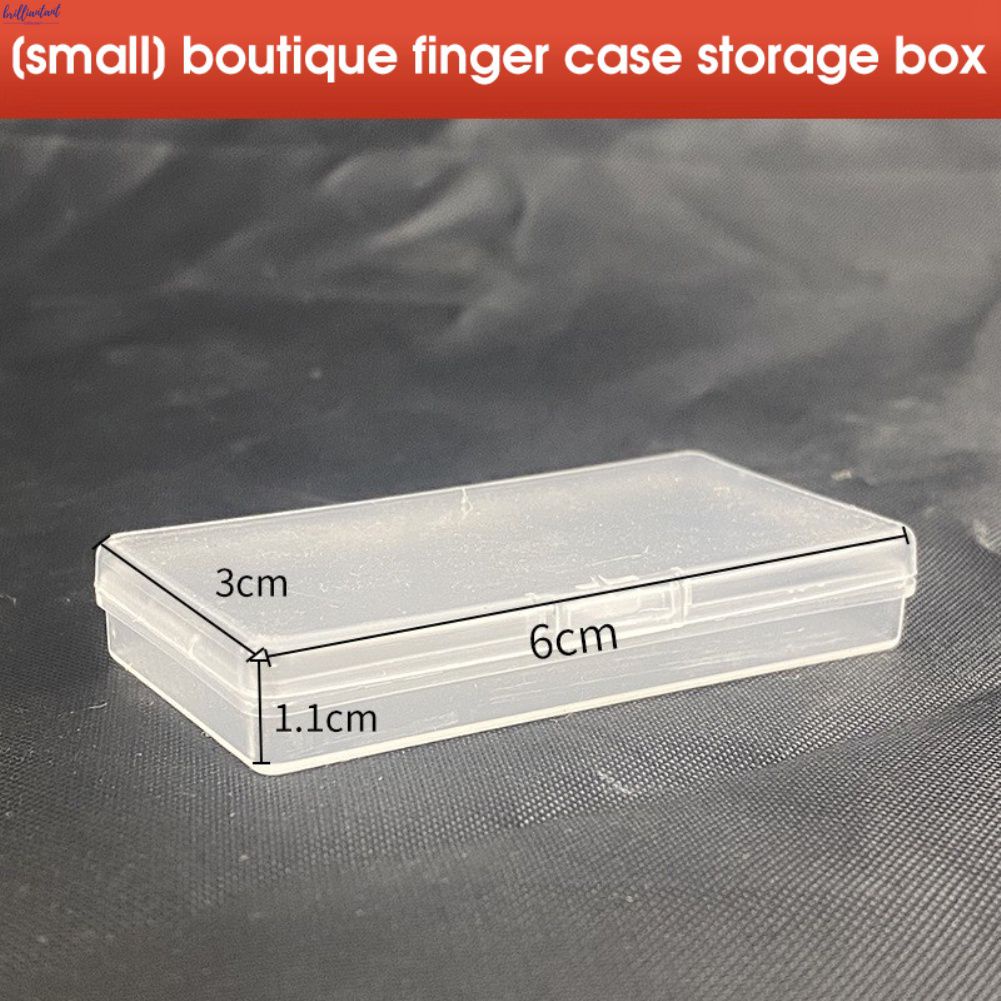 Mini Đa Năng Hình Chữ Nhật Nhựa Hộp Lưu Trữ Di Động Màn Hình Hiển Thị Trong Suốt Đựng Đồ Trang Sức Chống Nước Vật Dụng Nhỏ Người Tổ Chức Bri