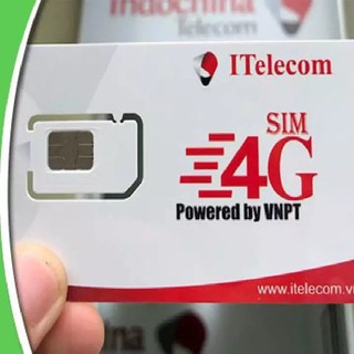 Sim Itelecom (sử dụng sóng vinaphone ) miễn phí 90GB chỉ với 77k/1 tháng