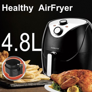 {dhtn} Nồi chiên không dầu 4.8L Sokany {dhtn}