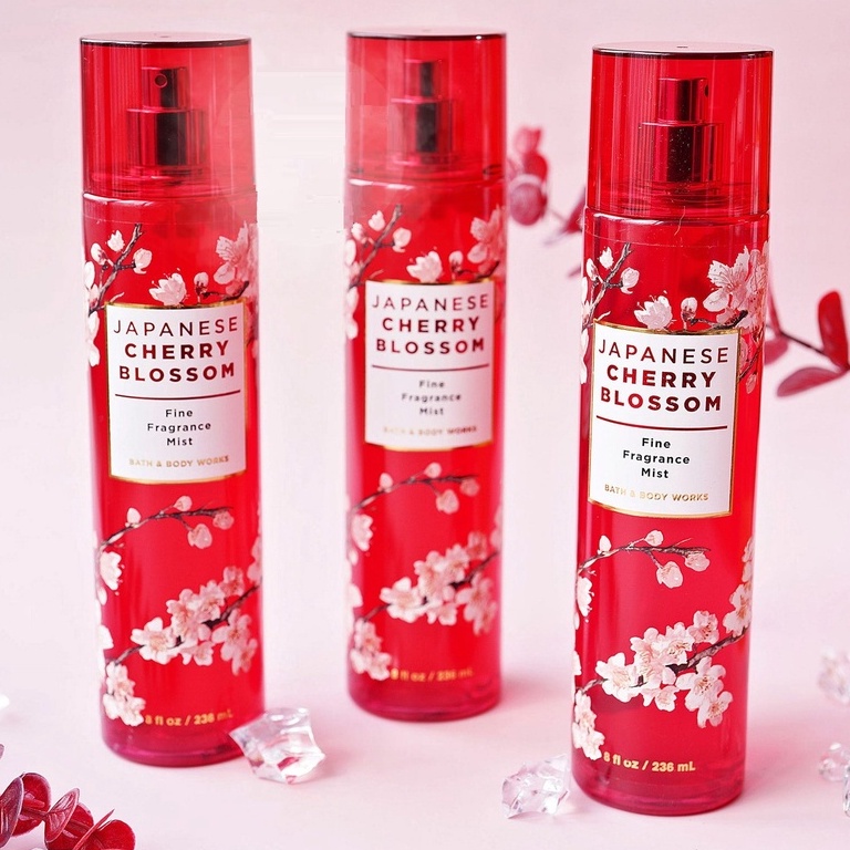 👑 L&G 💄 Xịt Thơm Toàn Thân Bath And Body Works Body Mist Cherry Blossom