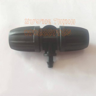 Bộ 5 đầu nối T 10 ly ra 5 ly - có khóa ống - Hàng tốt