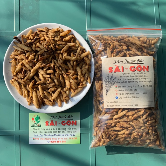 Mạch Môn Tẩm Sữa Sao Vàng 100GRAM