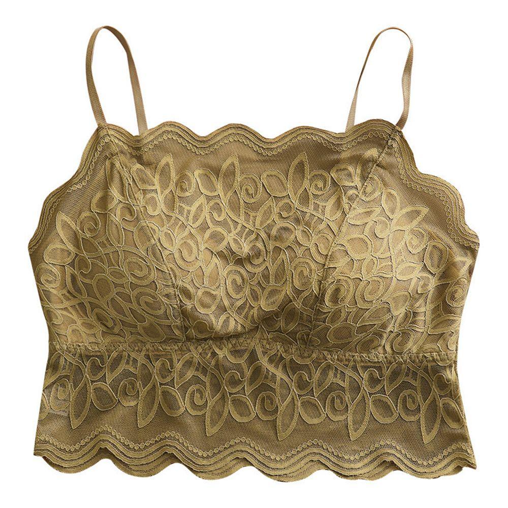 OCEANMAP Áo Lót Ống Màu Trơn Dáng Ôm Thiết Kế Rỗng Thời Trang Cho Nữ