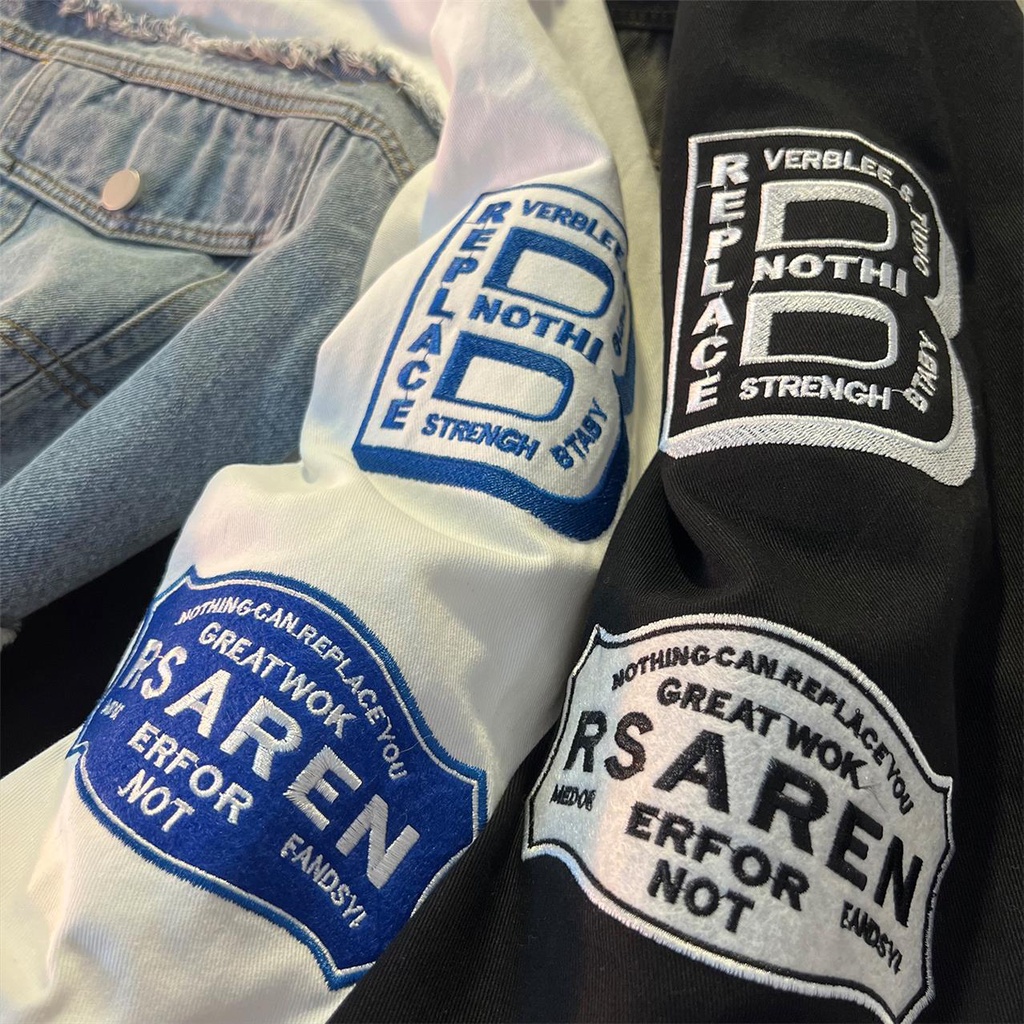 Áo khoác denim ZHELIHANGFEI dáng rộng phong cách retro Mỹ cá tính