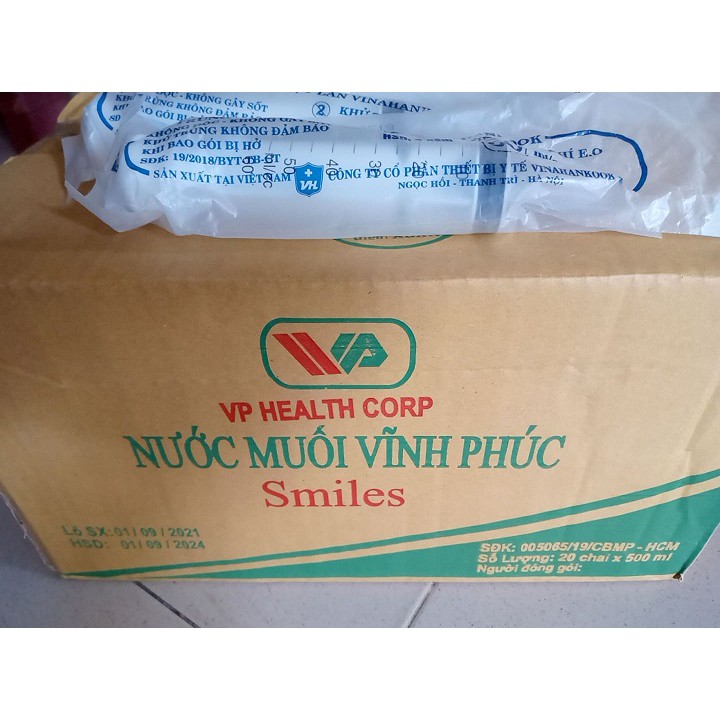 Nước Muối Sinh Lý Vĩnh Phúc  - Chai Lẻ