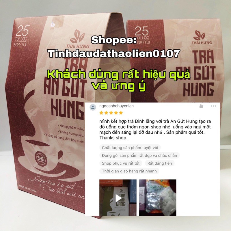 Trà an gút hưng giảm cơn đau do gút Thái Hưng, trà thảo dược thiên nhiên cho người bị gout | BigBuy360 - bigbuy360.vn