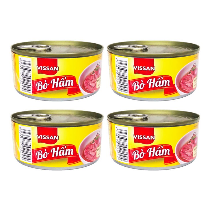Combo 4 Bò Hầm Vissan 150g (Date 2026)