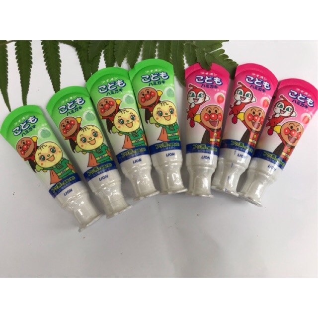 🇯🇵 kem đánh răng cho bé Lion Nhật