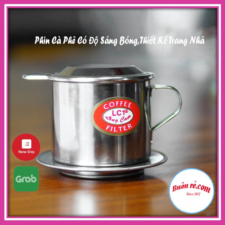 Phin Pha CaFe Lưới Vặn Inox Long Cam Với Thiết Kế Lưới Có Phần Ốc Vặn - br00444