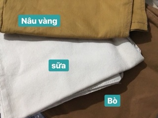 chân váy kaki khoá xẻ trước