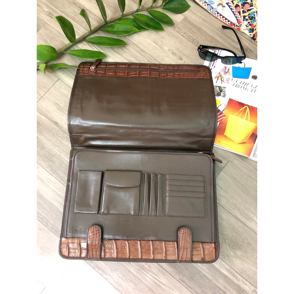 Thanh lý cặp công sở nam của Nhật da cá sấu thật | BigBuy360 - bigbuy360.vn