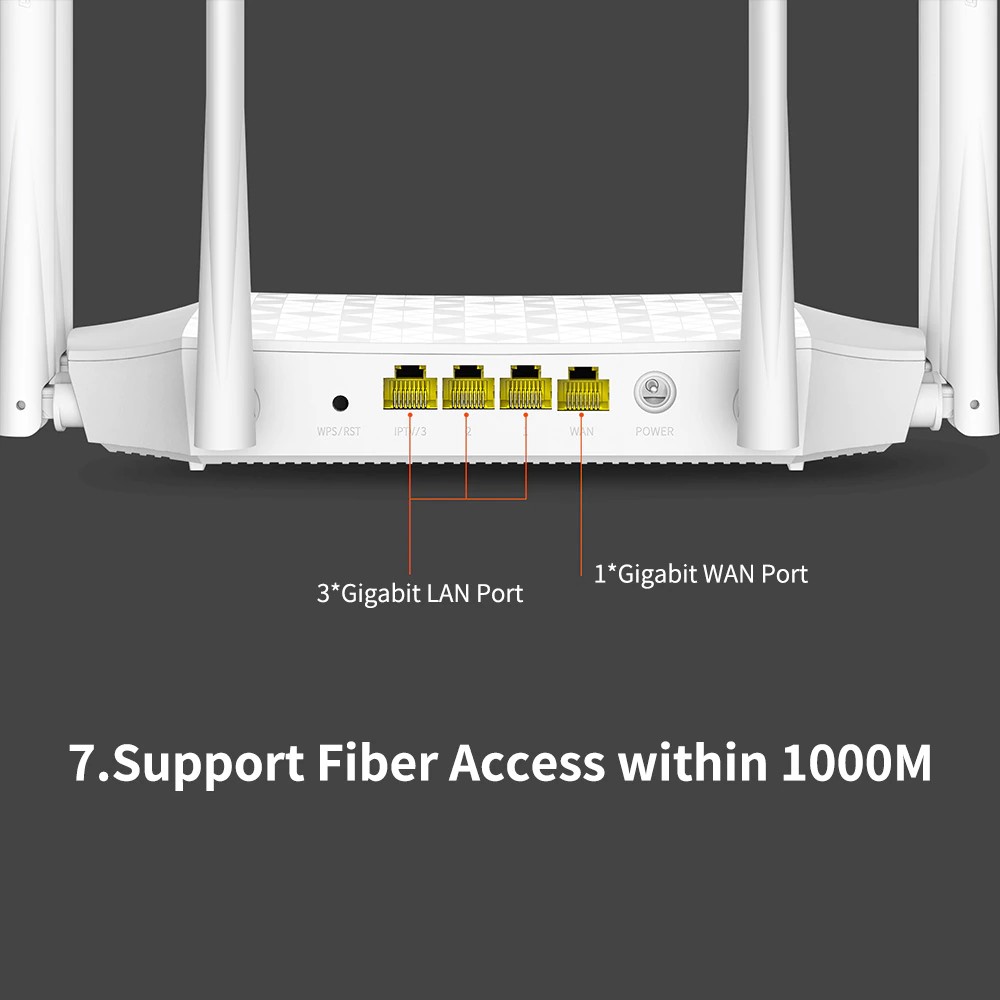 [Mã ELMS05 giảm 5% đơn 300k]Tenda AC20 Không Dây 2.4G / 5G AC2100 Wifi 2 Băng Tần Khuếch Đại Tiếp Sóng Không Dây PPPOE | BigBuy360 - bigbuy360.vn