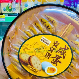 [gt779] Bánh quy trứng muối Đài Loan (hộp 140g) Giòn, xốp, nhân dẻo thơm cực ngon