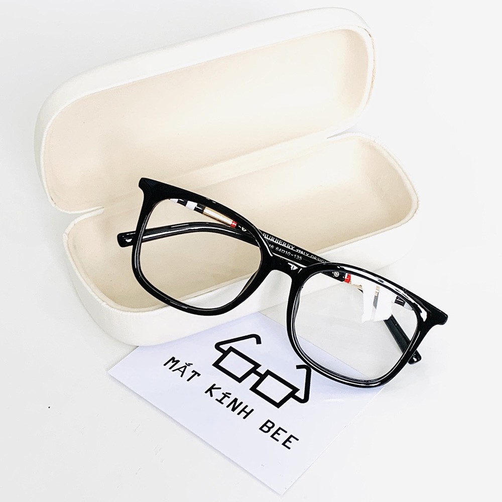 Mắt kính giả cận gọng vuông họa tiết cao cấp thời trang cực đẹp BEE164 tặng hộp + khăn | BigBuy360 - bigbuy360.vn