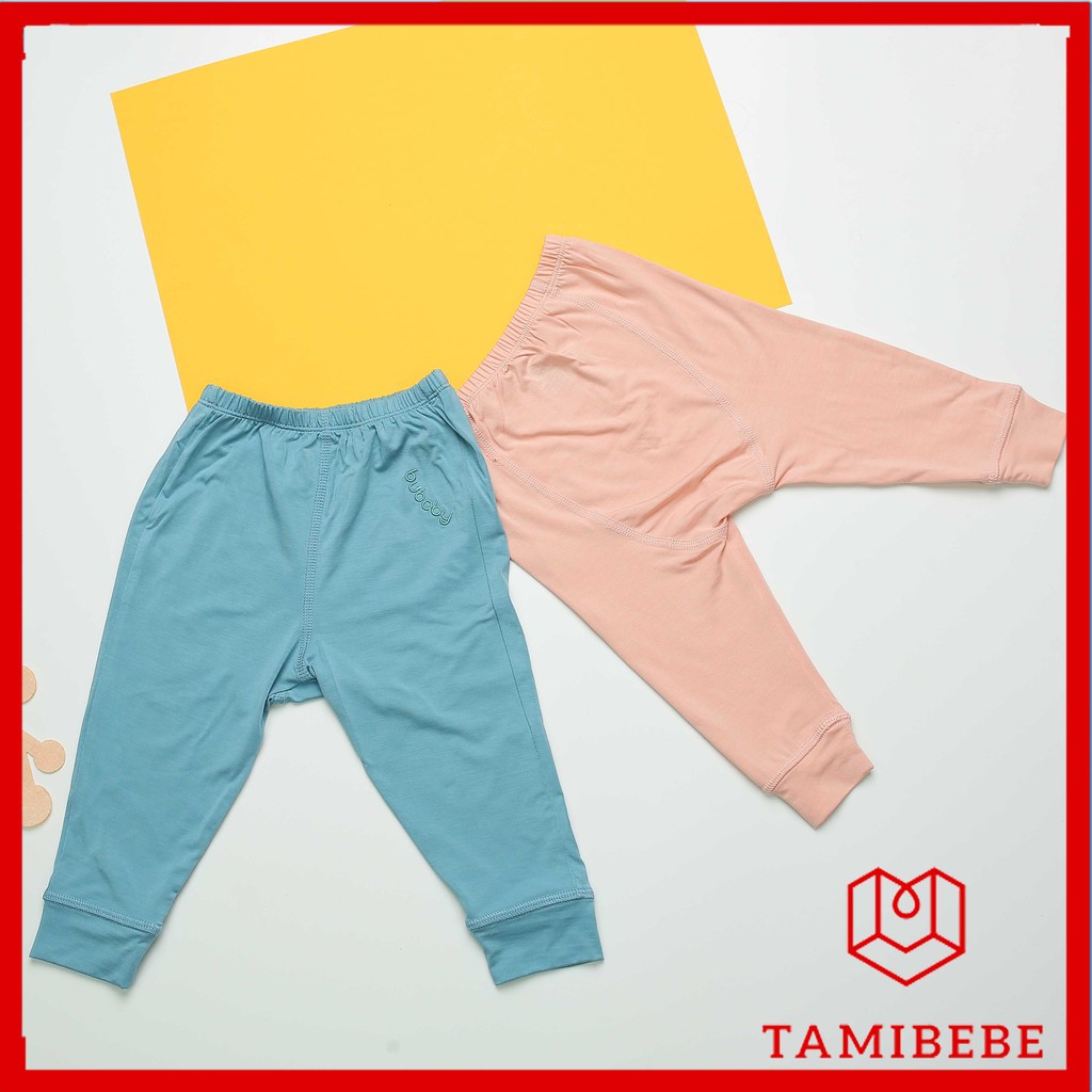 Quần áo trẻ em Bu Babywear - Bộ cài lệch dài tay trơn Bu Baby - TAMIBEBE