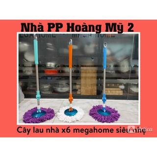 Cây lau nhà 360 độ Megahome X6 loại tốt siêu nhẹ