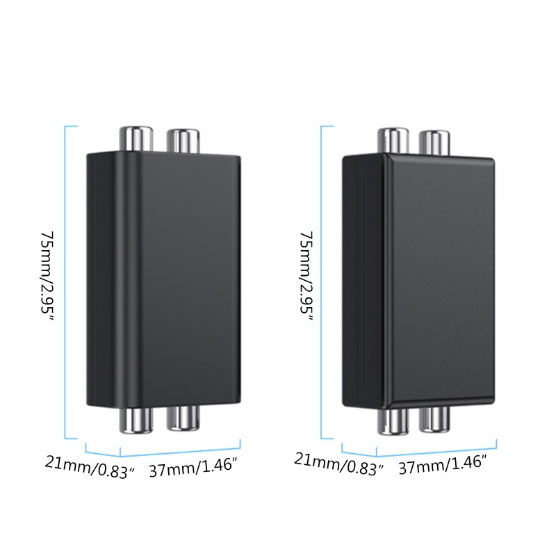 Thiết Bị Lọc Tiếng Ồn Vòng Cách Âm 4 Kênh RCA Cho Xe Hơi