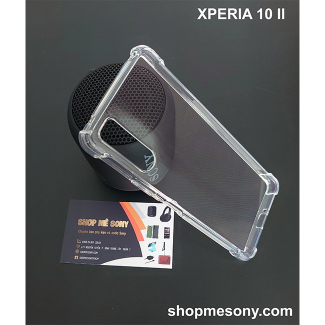 Ốp lưng trong suốt Sony Xperia 10 Mark II chống sốc 4 góc cao cấp