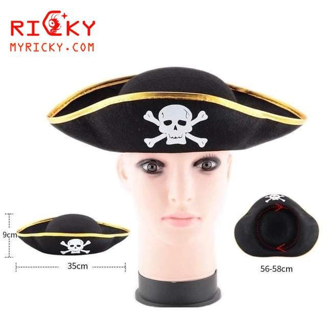 Nón cướp biển - Mũ thuyền trưởng hải tặc - Hóa trang Halloween