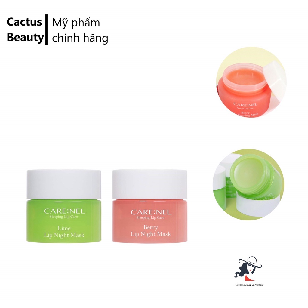 Mặt nạ ủ môi Care:nel Lip Sleeping Mask mini mẫu mới