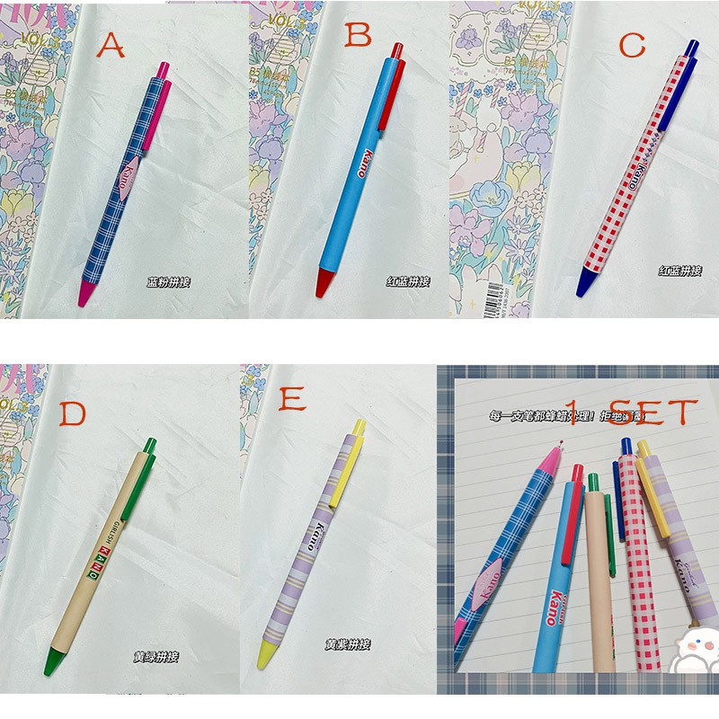 Bút mực gel đen ngòi 0.5mm phong cách cổ điển tiện lợi