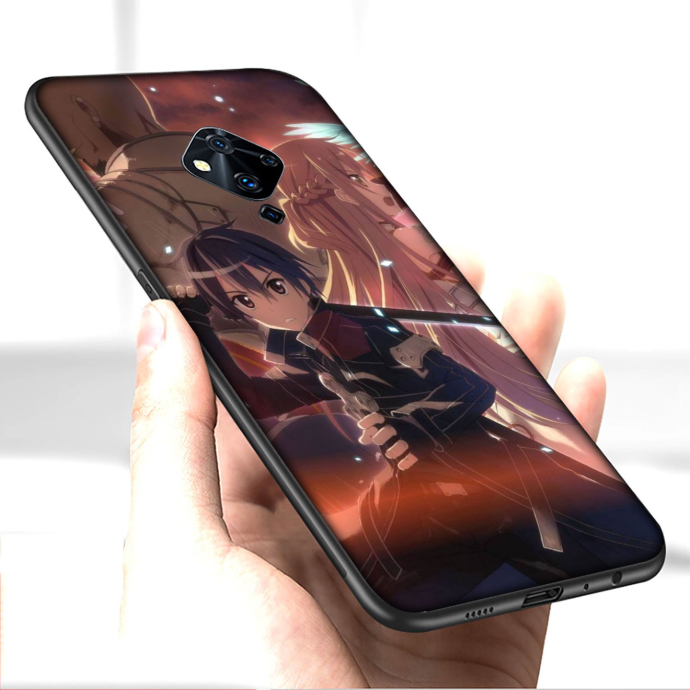 Ốp Lưng Silicone Họa Tiết Hoạt Hình Sword Art Online Thời Trang Cho Xiaomi Redmi Note 9 7 Pro 9a 7a 9c Note7 Note9 9pro 7pro