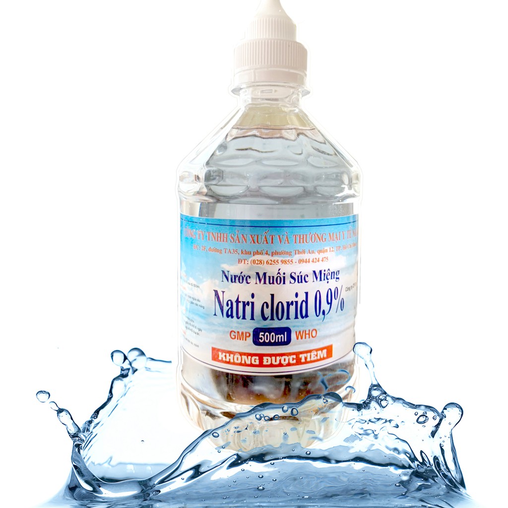 [Giao nhanh] NƯỚC MUỐI SÚC MIỆNG GMP WHO 500ML