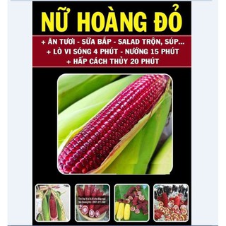 Hạt giống ngô Nữ Hoàng đỏ 1 gói 5gr - HGT