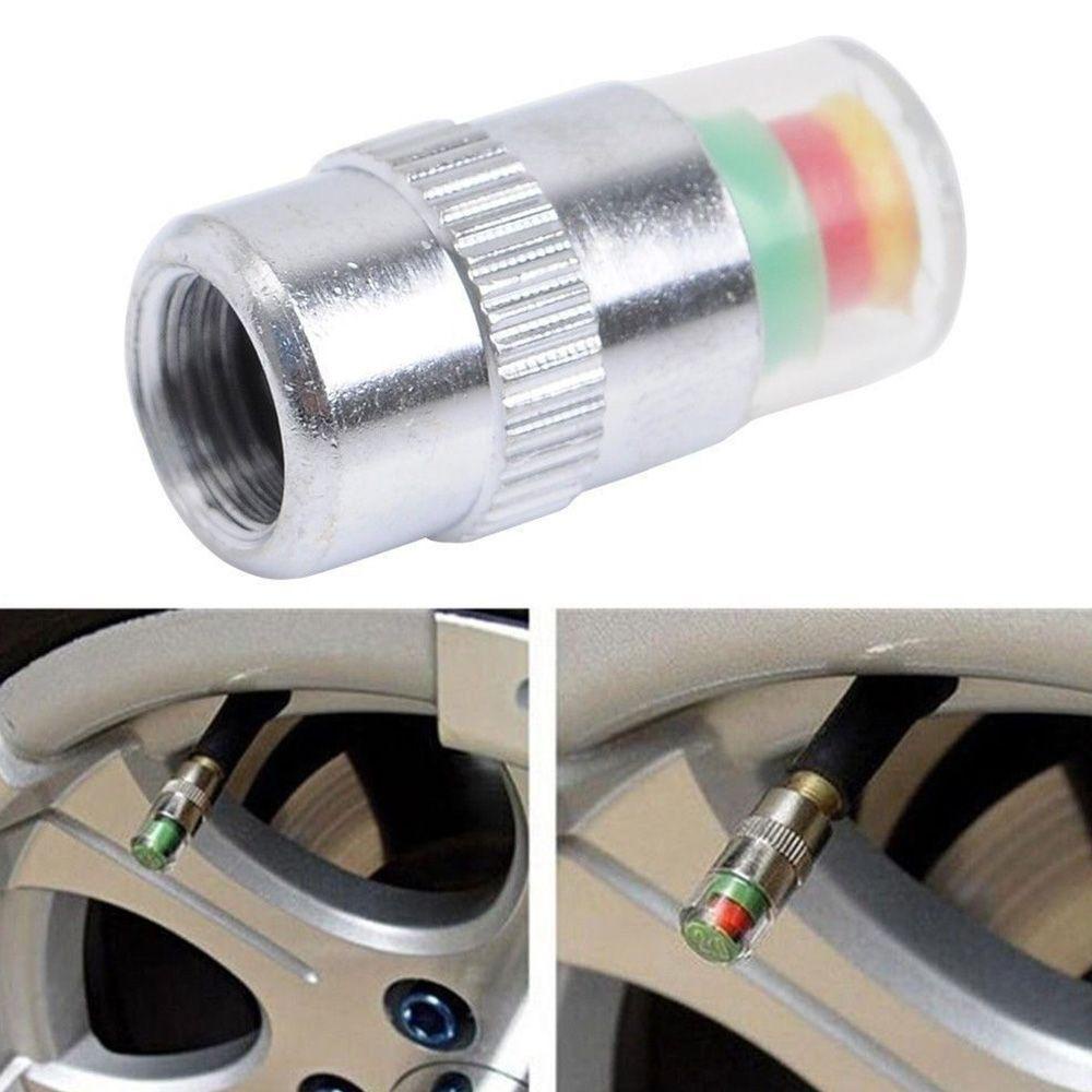Bộ 4 Nắp Van Bánh Xe Hơi Cảnh Báo An Toàn