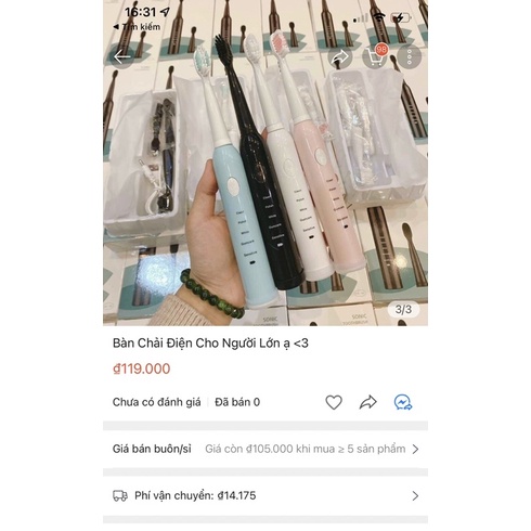 Bàn chải điện siêu rẻ