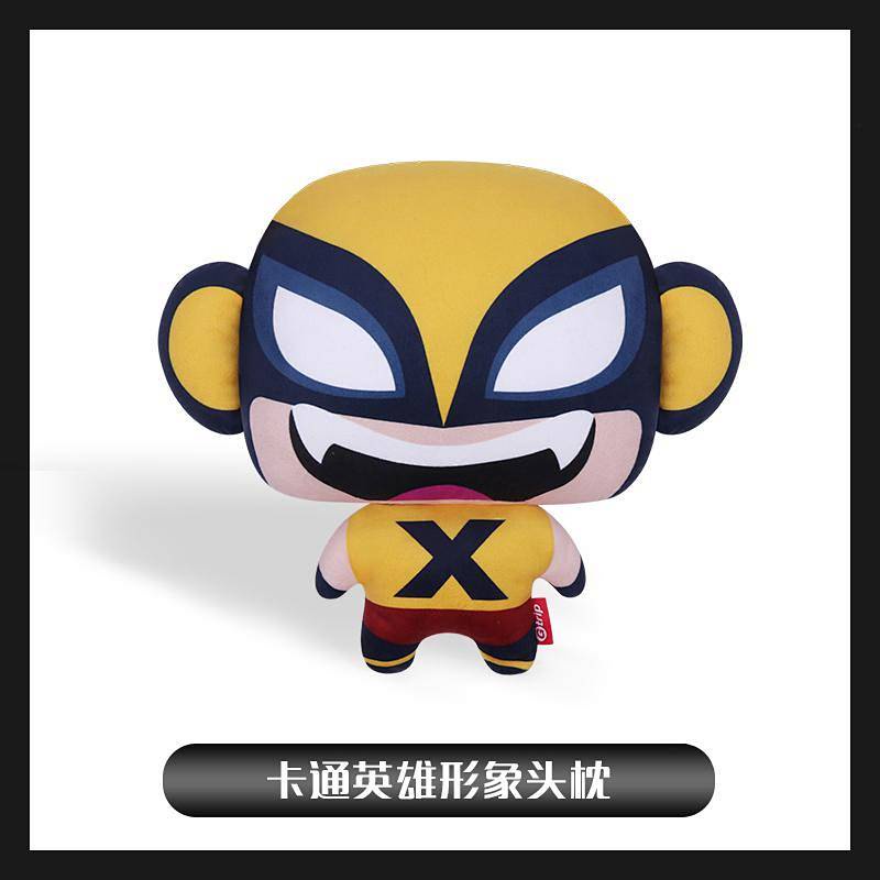 Gối tựa đầu họa tiết nhân vật hoạt hình sáng tạo ngộ nghĩnh dễ thương cho xe hơi