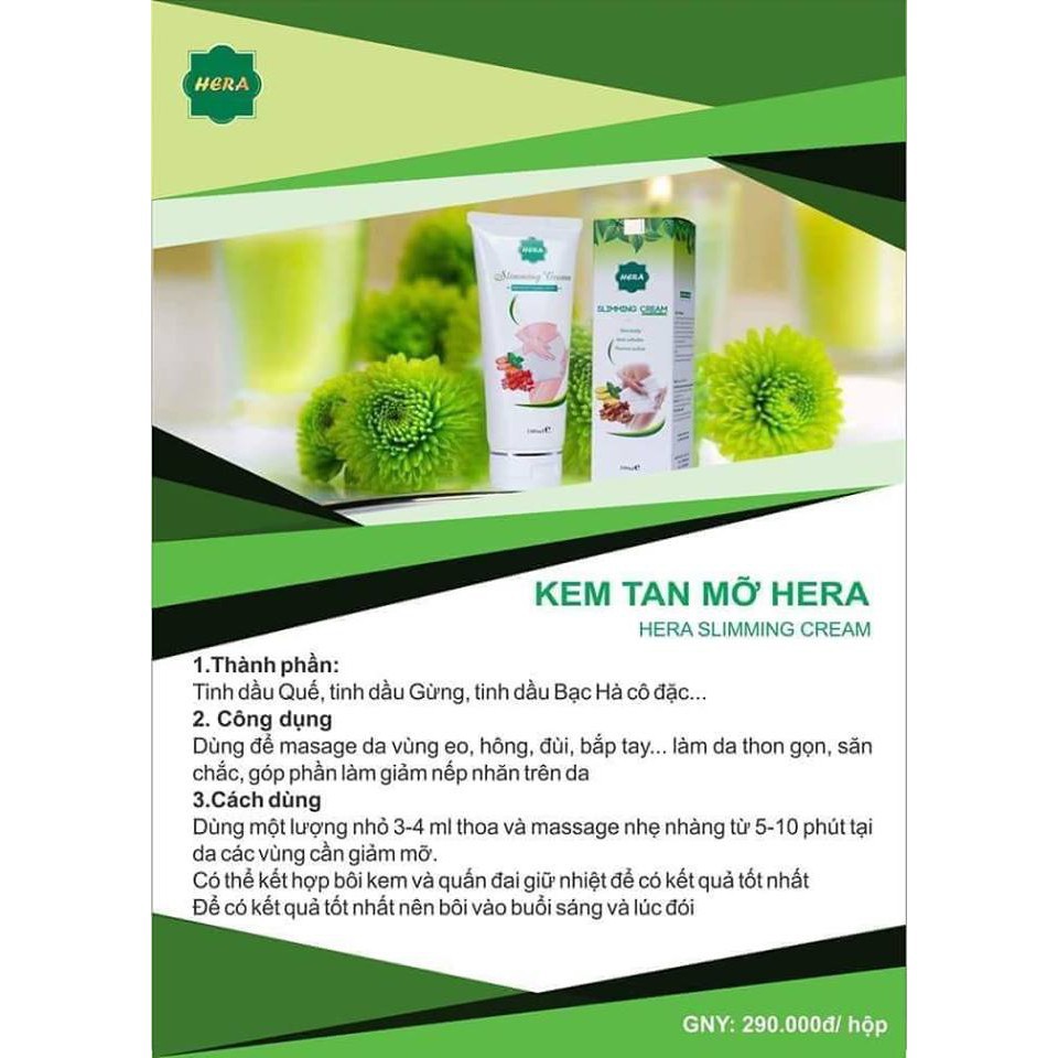 Kem tan mỡ hera