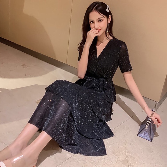 Váy kim tuyến -kèm ảnh thật  mã 170