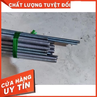 5 thanh ty ren mỗi thanh dài 1m,thanh sắt răng vặn dài
