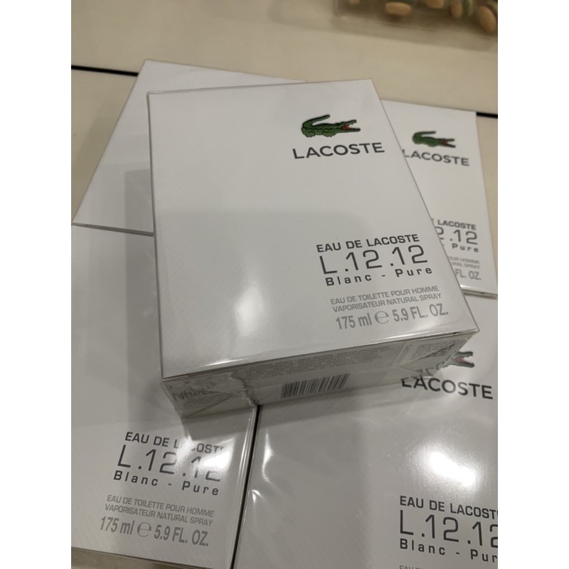 [Mã COSSALE27 giảm 80K đơn 1000K] Nước hoa Lacoste L.12.12 Blanc-Pure 175ml full seal | BigBuy360 - bigbuy360.vn