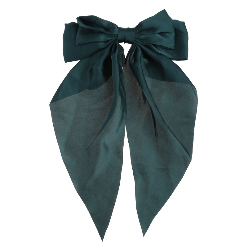 Kẹp Tóc Hình Nơ Lớn Màu Trơn Thời Trang Cho Nữ