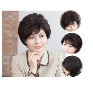 Tóc giả nữ trung niên cao cấp